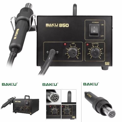 Secondary image of BK-850 BAKU HOT AIR GUN  - Quality Phone Parts in Sri Lanka